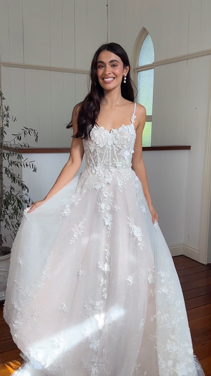 That feeling when you wear THE ONE though … introducing SARIE ◊This girl brings all of the whimsical romantic vibes to your look for your special day ◊Designed on the Gold Coast of Australia this gown showcases key @madilanebridal signature features throughout ◊#youarepreciousbridal #bridalstudio #newcastlebride #bride #bridalgown #bridalinspo #weddingdress #bride2025 #2024bride #bride2024 #bridalstyle #stylishbride  #bohobride #modernbride #yestothedress #youarepreciousloves #dressoftheday #isaidyes #weddingdressgoals #dressgoals #dreamweddingdress #designerbridal #elegantwedding #sariemadilane #madilane
