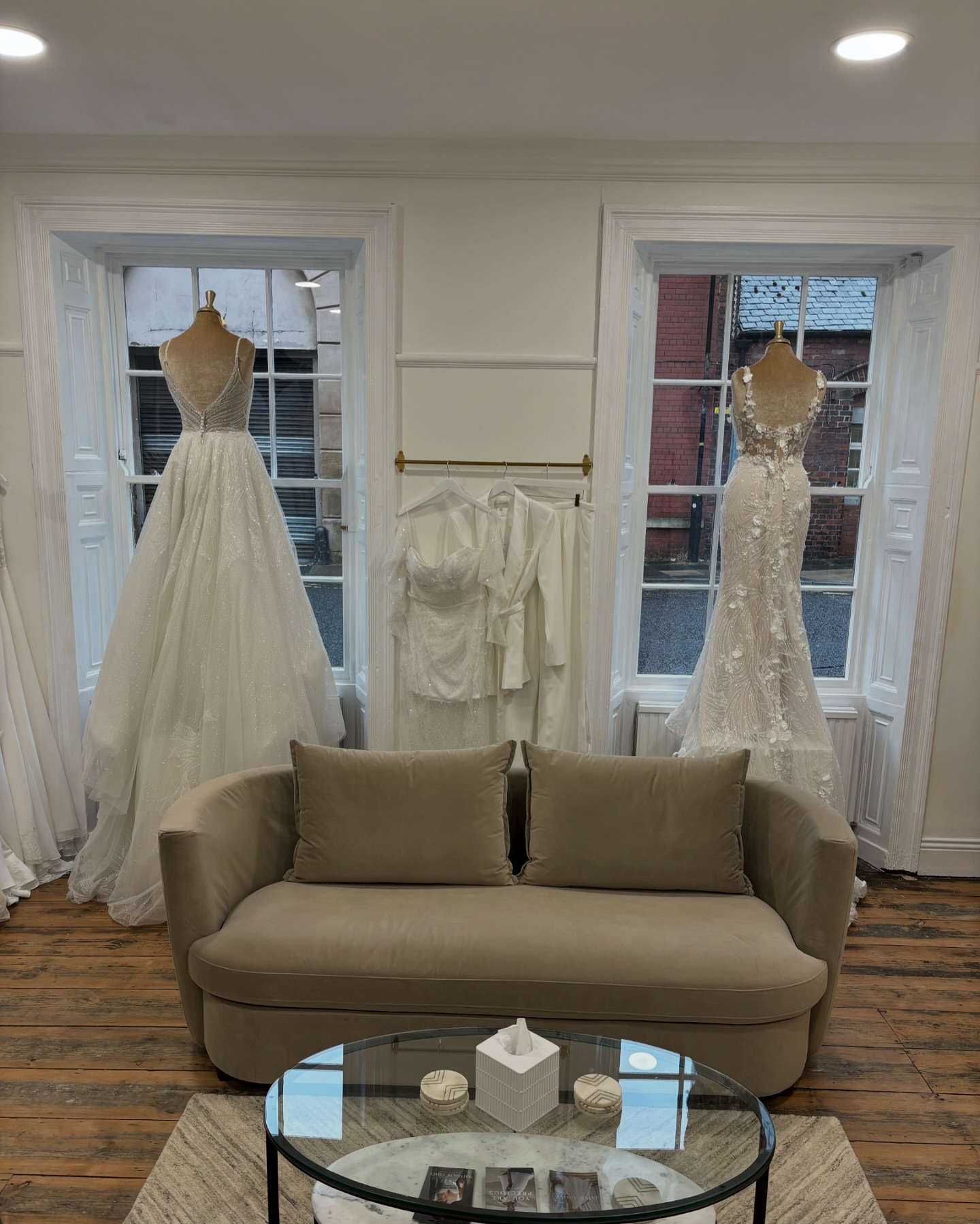 Ready to welcome you into our luxe bridal showroom…  this is where your dream dress journey begins babe ◊ Your personal stylist will get to know you more whilst chatting through your special day & your wedding dress ideas before matching the most incredible gowns for you to try on ◊Heading up to your modern, light & airy bridal suite on our first floor with your guests we’ll fit our samples to show you how each will look before the big reveal in each dress ◊Followed by celebratory fizz & YES photos … along with a special little gift from us to congratulate you on making the best decision as a bridey ~ becoming a member of our #preciousloveclub ◊We’re so excited for you xo ◊#bridaltownhouse #youarepreciousbridal #dreamweddingdress #weddingdressshop #bridalboutique #newcastleupontyne