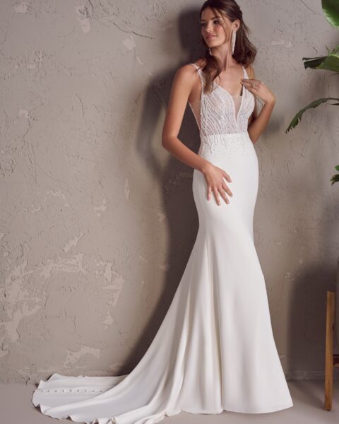 Rebecca Ingram Jenrose Sheath Wedding Dress 24RS196A01 Alt50 IV