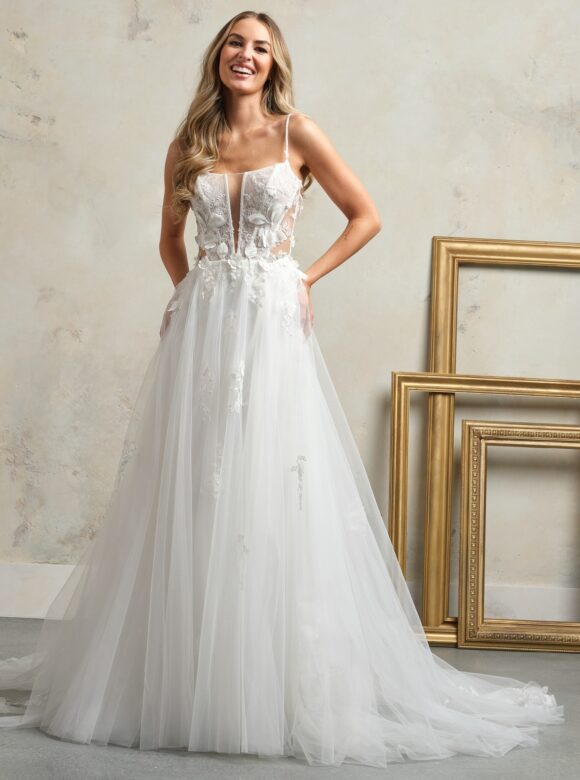 High Rebecca Ingram Sarah A Line Wedding Dress 24RB797A01 Alt51 AIV